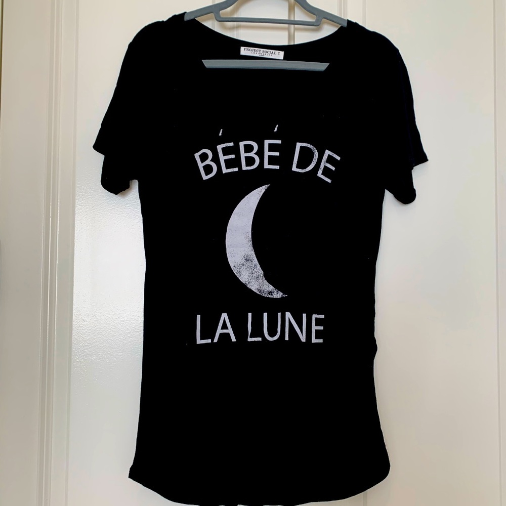 Project Social T Bébé de la Lune Maternity Tee Shirt